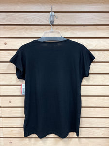 Michael Kors Short Sleeve Top Black Size X-Small