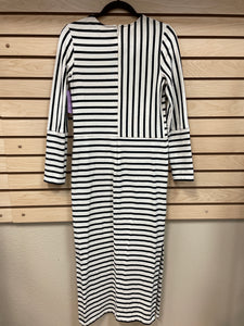 Tory Burch Long Sleeve Dress Cream And Black Size Petite Small