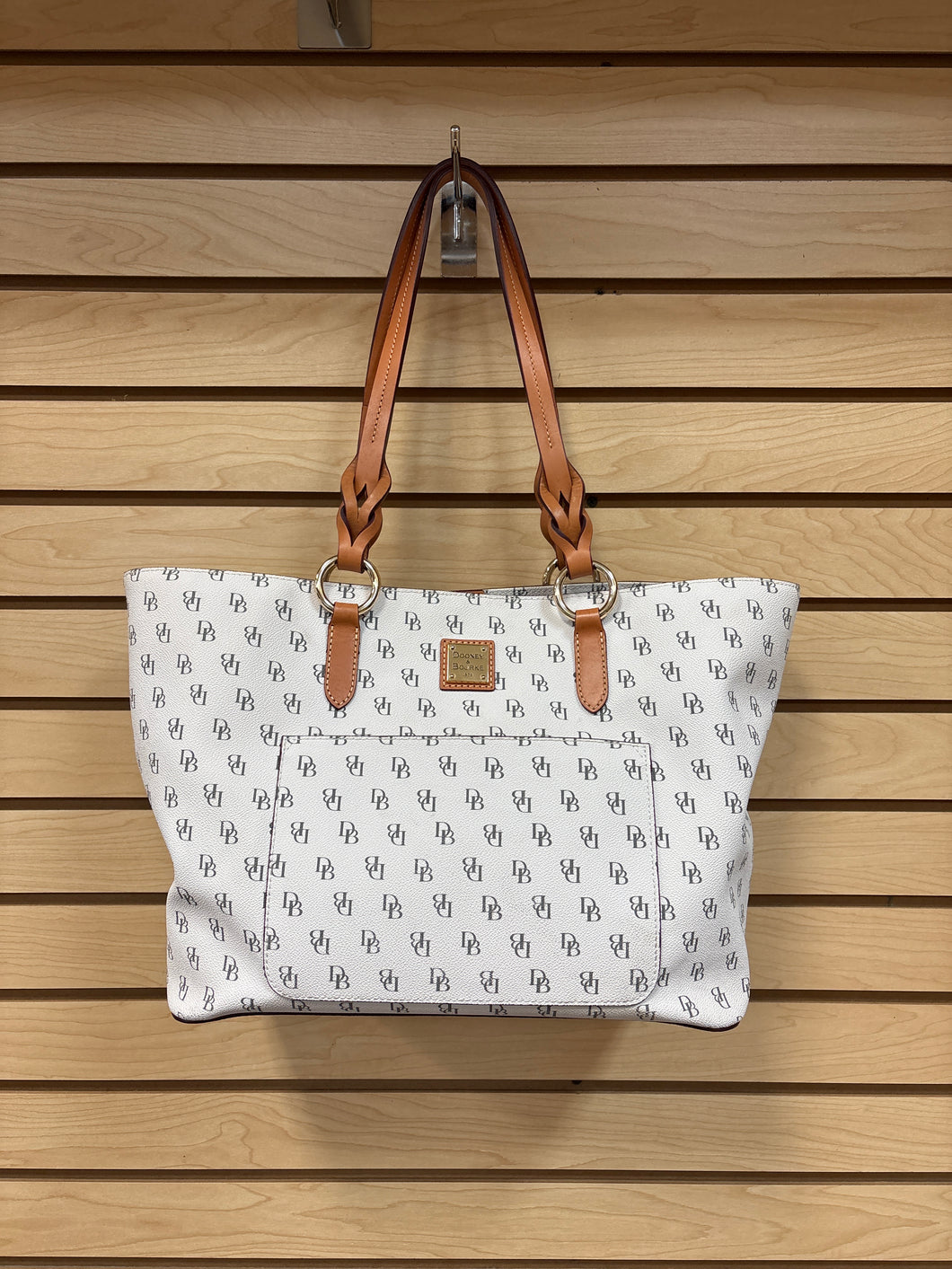 Dooney & Bourke Shoulder Bag White And Gray