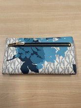 Load image into Gallery viewer, Michael Kors Tri-Fold Wallet Blue And White