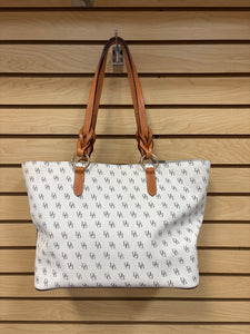 Dooney & Bourke Shoulder Bag White And Gray