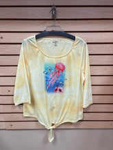 Load image into Gallery viewer, Coral Bay Long Sleeve Top Yellow Size 1X