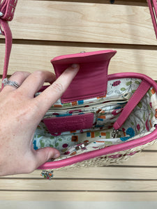 Brighton Shoulder Bag Tan And Pink