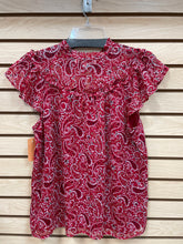 Load image into Gallery viewer, Loft Short Sleeve Top Red Size Small