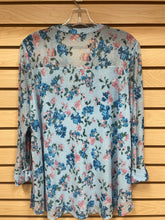 Load image into Gallery viewer, Cocomo Long Sleeve Top Blue And Pink Size 2X