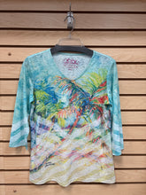 Load image into Gallery viewer, Leoma Lovegrove Long Sleeve Top Green And Blue Size Small