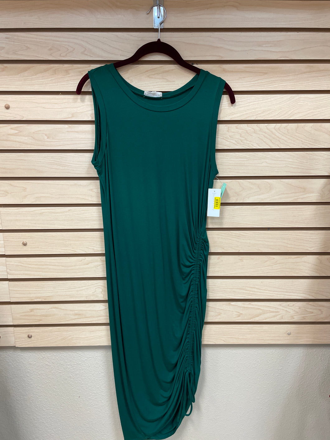 Sugar Lips Sleeveless Dress Green Size Small