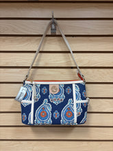 Load image into Gallery viewer, Spartina Shoulder Bag Blue And White