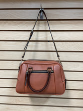 Load image into Gallery viewer, Dooney &amp; Bourke Square Satchel Shoulder Bag Brown