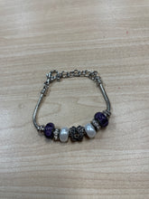 Load image into Gallery viewer, Bella Perlini Bracelet Silver And Purple