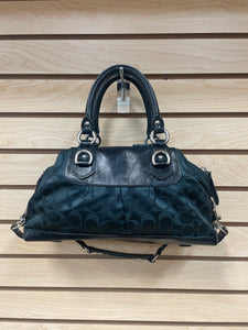 Coach Satchel Shoulder Bag Black