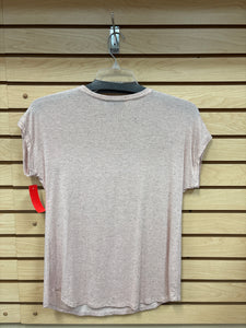 Apt.9 Short Sleeve Top Pink And Gray Size Small