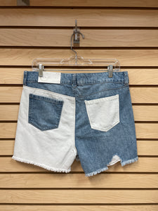 Est. 1946 Denim Shorts Blue And White Size 12