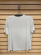 Load image into Gallery viewer, Green Envelope Short Sleeve Top Gray And White Size Small