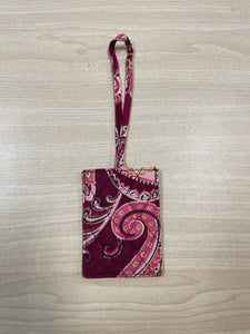 Vera Bradley Luggage Tag Red