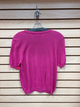 Load image into Gallery viewer, August Silk Short Sleeve Top Pink Size Medium