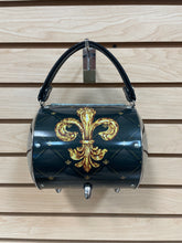 Load image into Gallery viewer, Littleearth Metal Fleur-De-Lis New Orleans Saints Satchel Shoulder Bag