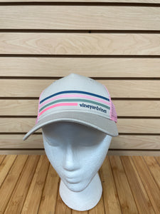 Vineyard Vines Ball Cap Hat Tan And Pink Medium