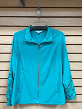 Load image into Gallery viewer, Chico&#39;s Long Sleeve Jacket Teal Size Medium