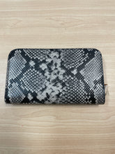 Load image into Gallery viewer, Aldo Wallet Snake Print Black