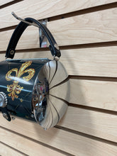 Load image into Gallery viewer, Littleearth Metal Fleur-De-Lis New Orleans Saints Satchel Shoulder Bag