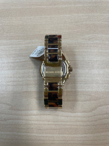 Michael Kors Oversized Camille Watch Gold And Brown