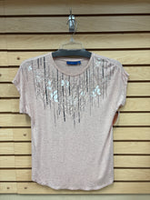 Load image into Gallery viewer, Apt.9 Short Sleeve Top Pink And Gray Size Small