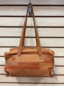 Hobo Shoulder Bag Orange And Brown