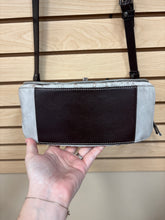 Load image into Gallery viewer, Brahmin Wilmington Suede Leather Crossbody Bag Gray