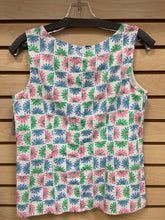 Load image into Gallery viewer, Talbots Sleeveless Top Pink And Green Size Small