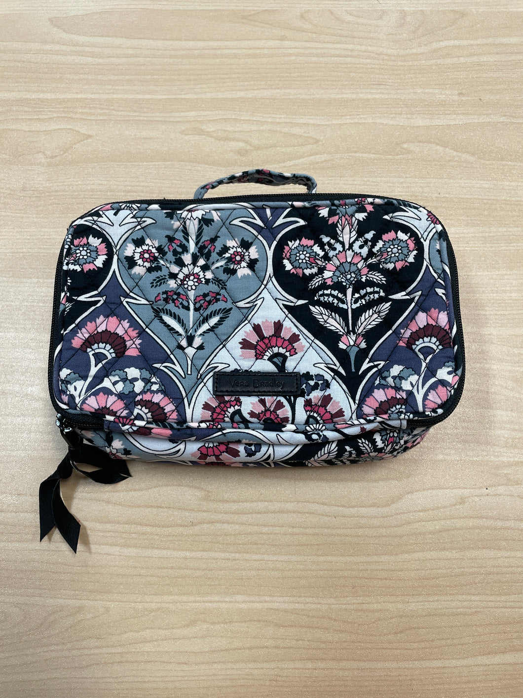 Vera Bradley Makeup Bag Blue And Black