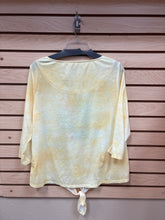 Load image into Gallery viewer, Coral Bay Long Sleeve Top Yellow Size 1X