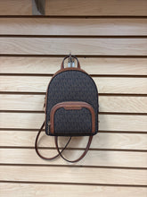 Load image into Gallery viewer, Michael Kors X-Small Backpack Brown