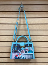 Load image into Gallery viewer, Disney&#39;s Cinderella Loungefly Satchel Crossbody Bag Blue