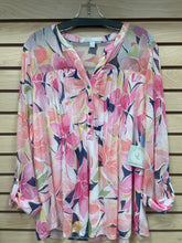 Load image into Gallery viewer, Juniper+Lime Long Sleeve Top Pink And Yellow Size 2X