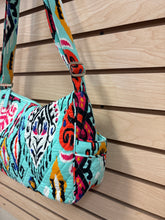 Load image into Gallery viewer, Vera Bradley Shoulder Crossbody Bag Teal And Black