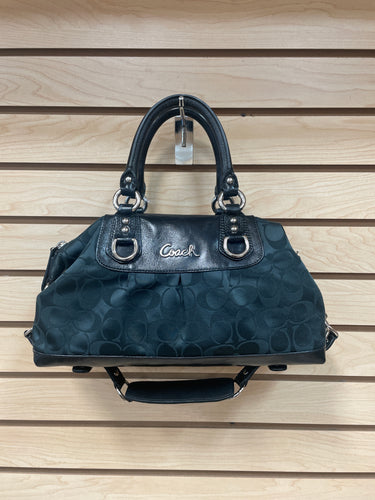 Coach Satchel Shoulder Bag Black