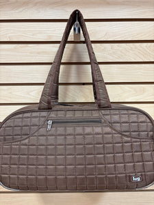 Lug Shoulder Carry On Bag Brown