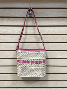 Brighton Shoulder Bag Tan And Pink