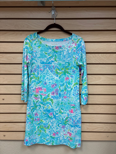 Lilly Pulitzer Long Sleeve Dress Multi Color Size X-Small