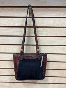 Brahmin Leather Shoulder Bag Brown