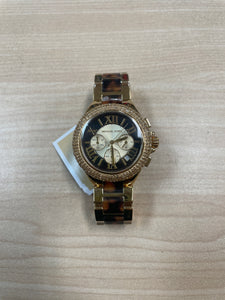 Michael Kors Oversized Camille Watch Gold And Brown