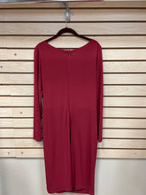 Load image into Gallery viewer, Coldwater Creek Long Sleeve Dress Red Size 14