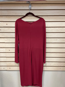 Coldwater Creek Long Sleeve Dress Red Size 14