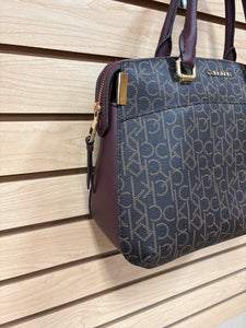 Calvin Klein Satchel Bag Brown
