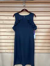 Load image into Gallery viewer, Ivanka Trump Short Sleeve Dress Navy Size 14