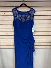 Load image into Gallery viewer, Alex Evenings Sleeveless Dress Blue Size 14