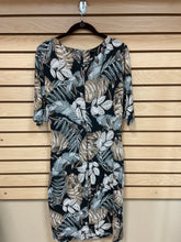 Load image into Gallery viewer, Connected Apparel Long Sleeve Dress Brown And Blue Size 10