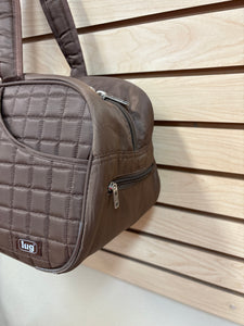 Lug Shoulder Carry On Bag Brown