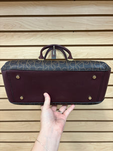Calvin Klein Satchel Bag Brown